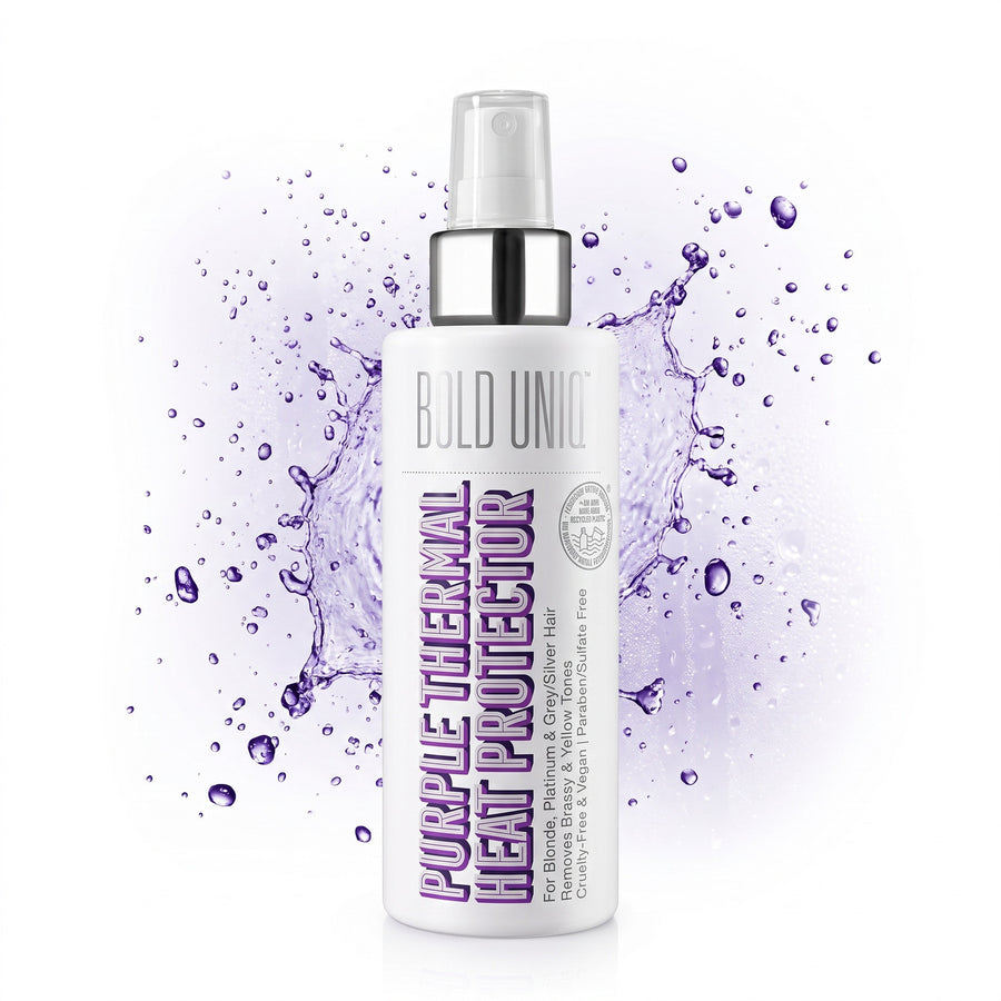 Purple Toning Leave In Heat Protectant Spray - Bold Uniq